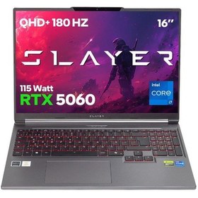 Resim Game Garaj Slayer X7T-5060-C2 i7-14650HX 32 GB 1 TB RTX5060 16" Free Dos Dizüstü Bilgisayar 