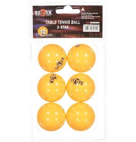 Resim Selex Tb 200 3 Yıldız Pinpon Masa Tenisi Topu 6'lı Turuncu 