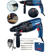 Resim Dragro Alman Pro 4200 Çelik Şanzuman Bakir Sargili Kırıcı Delici Matkap + 5 Adet Uç Yedek Mandren 