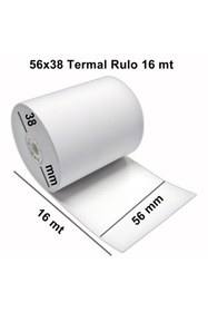 Resim Eray Barış 56x16 Termal Yazarkasa Pos Rulosu 10 adet 1 paket 
