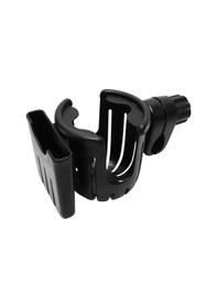 Resim Skycıty 360 Döner Bebek Arabası Aksesuarı - Süt Şişesi Destek Braketi, Telefon Ve Su Bardağı Tutucu Siyah 