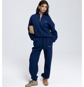 Resim Ravel Fermuarlı Detay Lacivert Eşofman Takım Lacıvert 