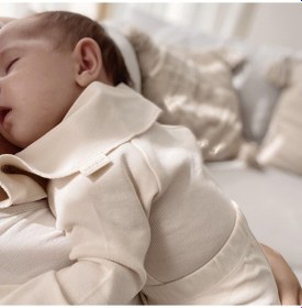 Resim Naturaborn Gots Organik Sertifikalı Bebek Fular Mama Önlüğü Pembe 