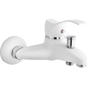 Resim Gms Akdeniz Beyaz Krom Banyo Duş Bataryası AKD403-K 