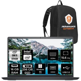 Resim Dell Inspiron 15 3520 Intel Core I5 1235U 16GB 256GB SSD 15.6'' Fhd Windows 11 Home Taşınabilir Bilgisayar I352024052009U & Per4 Çanta I352024052009U92 