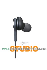 Resim Lucatech Samsung Z Fold / Z Fold / Fold6 / Z Flip / Z Flip3 Uyumlu Type-C Kulaklık 