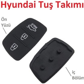 Resim Hyundai Anahtar Kumanda Basma Tuşu Kia Uyumlu Anahtar Tuş 