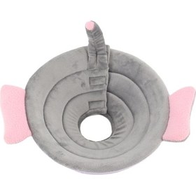 Resim Suntek Köpek Kedi Elizabethan Tasması E-yaka Yara Koni Fil S-gri Gri 