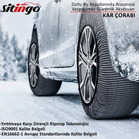 Resim Sitingo Oto Lastik Kar Çorabı Professional Series - XLarge 