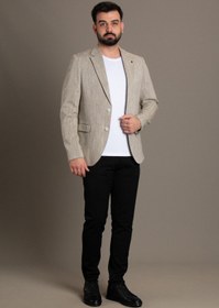 Resim Keten Ceket Blazer - 54 