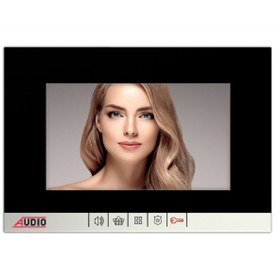 Resim AUDİO Audio 001189 7 Inç Siyah Bus Plus Görüntülü Diafon siyah renk 
