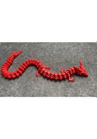 Resim Esnek Kristal Ejderha Figürü 40 Cm Hareketli Oyuncak, Dekoratif 