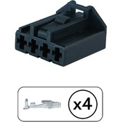 Resim Soketsan Sigorta Kutusu Soketi 4 Pin Kablosuz 