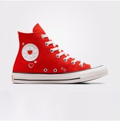 Resim Converse Chuck Taylor All Star Y2k Heart Kadın Kırmızı/siyah Sneaker 