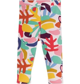 Resim Lovetti Cutouts Foliage Kız Çocuk Desenli Diz Altı Tayt Kapri 8983 Çok Renkli 