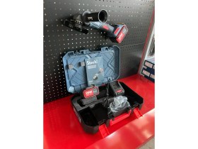 Resim Stechend SX44 Akülü Avuç Taşlama 125 mm 2 x 4 Amper AKÜ(20V) + 2 Yıl Garanti 