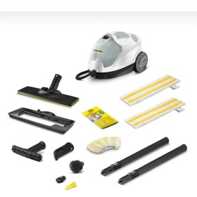 Resim Karcher Sc 4 Easyfix Plus Buharlı Temizlik Makinesi 2000 W Ekstra Halı Temizleme Aparatı ile Beyaz 