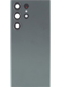 Resim Teknonet Samsung Galaxy S23 Ultra Uyumlu Kamera Camlı Batarya Kapağı - Yeşil Yeşil 