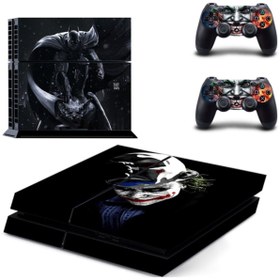 Resim Kt Decoration Joker & Batman Playstation 4 Fat Sticker Kaplama Jb-01 