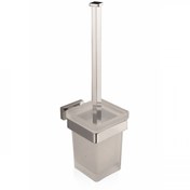 Resim İnda Lea Tuvalet Fırçası Krom Porselen 