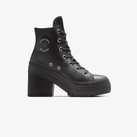 Resim Converse Chuck 70 De Luxe Heel Unisex Kahverengi Deri Platform Sneaker - A12346c Kahverengi 