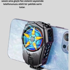Resim Oyun Performansı İçin Profesyonel Telefon Soğutucu 