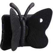 Resim iPad Uyumlu 10.2 Uyumlu (8.Nesil) Zore Butterfly Standlı Tablet Kılıf-Si 