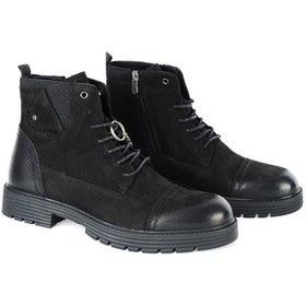 Resim Pierre Cardin 77650 Nubuk Siyah %100 Deri Erkek Bot 