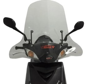 Resim GP Kompozit Yamaha Cygnus X 2010-2018 Uyumlu Ön Cam Füme 59 cm 