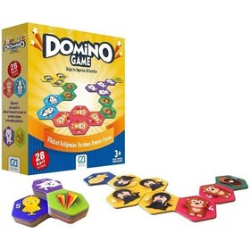 Resim Eğitici Oyun Domino Game 28 Kart Eğlenceli̇ Ai̇le Oyunu 