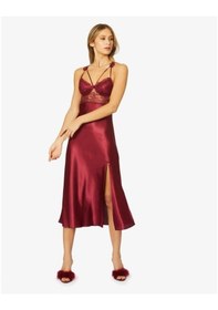 Resim Pierre Cardin Kadın Altılı Saten Çeyiz Seti 6025 - Bordo 