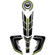 Resim GP Kompozit Yamaha MT-07 2018-2020 Uyumlu Tank Pad Seti Sarı 