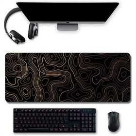 Resim Tenfowee 80x30cm Süper Büyük Oyuncu Fare - Su Geçirmez, Kaymazsız Taban, Dayanıklı Dikişli Kenarlar, Ofis Ve Oyun İçin Masa Koruyucu Diğer 