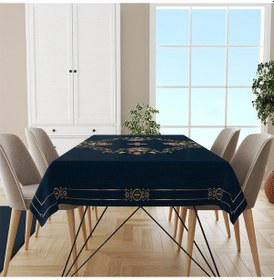 Resim Adawall Flower Framed Masa Örtüsü 