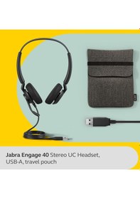 Resim Jabra Engage 40 UC Duo Kablolu Kulak Üstü Kulaklık 