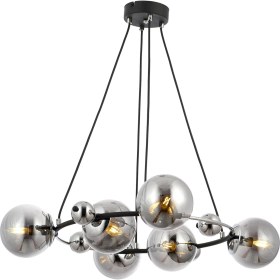 Resim Trendylight Melodi 6 Lı Siyah Krom Modern 