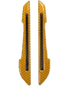 Resim Sarı Mini Çarpışma Önleyici Koruyucu Çıkarılabilir Esnek Güvenlik Uyarısı 