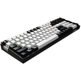 Resim Jedel 100 Tuşu Rgb Gaming Mekanik Klavye Oyuncu Klavyesi Uzun Ömürlü Blue Switch Kl160 