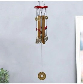 Resim Simalend Rüzgar Mızıkası "madeni Para" 4 Boru 5 Çan 60x8,3 Cm 162548128 