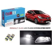 Resim Renault Clio Led Plaka Aydınlatma Ampul Seti Femex Parlak Beyaz 