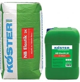 Resim Köster Nb Elastik 2k Su Yalıtımı Harcı 33 Kg Çimento-Akrilik Esaslı Yüksek Elastik Özellik 