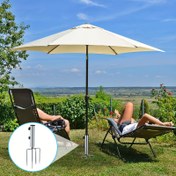 Resim Ağır Hizmet Ayarlanabilir Patio Şemsiye Kancası 4 Spikli - Taşınabilir Metal Stand Açık Hava Şemsiyeleri, Bayraklar, Olta ve Çadır Direkleri için - Plaj, Kamp, Arka Bahçe için Sağlam Taban - Plaj Sevginleri ve Balıkçılar için Mükemmel Hediye, Plaj Şemsiyesi, Kamp Ekipmanı, Şık Metalik Kaplama, Dayanıklı Yapı, Bahçe Şemsiyesi Açık Hava Standı, Bahçe Şemsiyesi ve Taban, Bahçe Şemsiye Tabanı, Bahçe Şemsiye Tabanı, Şemsiye Tutucu, Şemsiye Yerinde, Şemsiye Standı, Kum Direği Tek Taban 