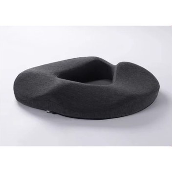 Samdoo Koyu Gri Poliester Fiber Hafıza Yastığı - Kuyruk Omurgu Korumalı, Hamilelik Ve Hemoroid İçin Taze Hava Geçirir, 42x37.5x2cm, 600gr 1 Adet