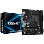 Resim ASROCK, B550M-HDV, 2xDDR4, M.2, D-SUB, DVI, HDMI, AM4 Soket Anakart 