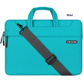 Resim Mavi Laptop Çantası Macbook 15inc Notebook Bilgisayar/evrak Çantası Askılı Cartinoe 