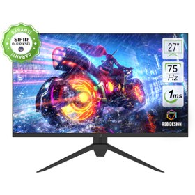 Resim Gamepower Ace A20 CE271GMP069 27" 1 MS 75 Hz VA RGB FHD Oyuncu Monitörü Gamepower