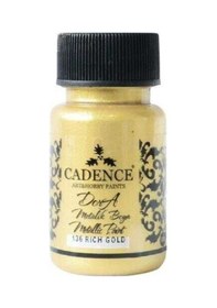 Resim Cadence 136 Rich Gold Dora Metalik Boya 50 Ml 