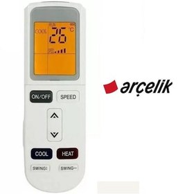 Resim Arçelik Aeccu 481 Uyumlu Kaset Klima Kumandası 