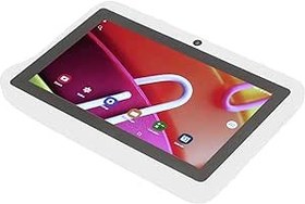 Resim Çocuk Tableti, 4G 128G Büyük Depolama Kapasitesi Çocuk Tableti 7 İnç 5GWifi Dual Band IPS HD Okuma Için Beyaz Ekran (Beyaz) 