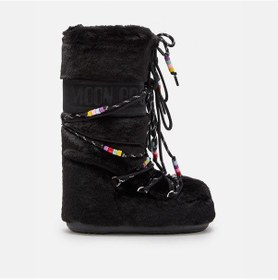 Resim Moon Boot Icon Faux Fur Beads Kadın Bot 80d1408990 Siyah 